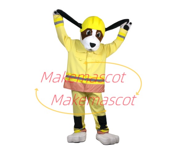 Sincere Fire Dog Mascot Costume For Adult Sincere Fire Dog Mascot Costume For Adult