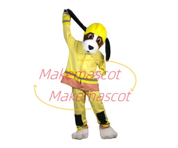 Sincere Fire Dog Mascot Costume For Adult Sincere Fire Dog Mascot Costume For Adult