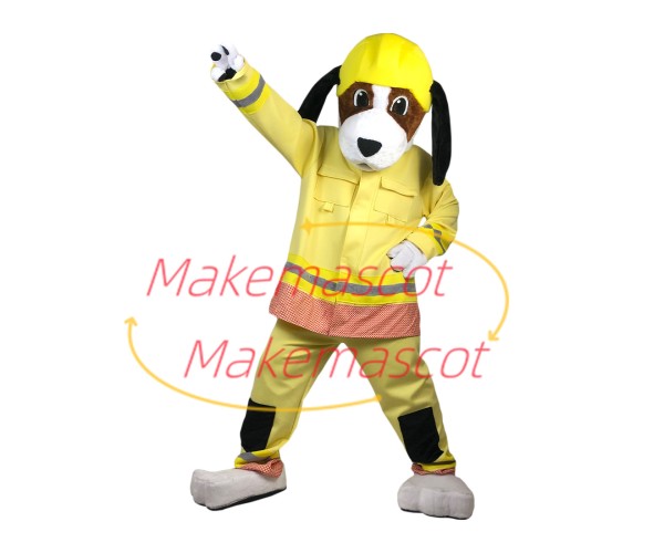 Sincere Fire Dog Mascot Costume For Adult Sincere Fire Dog Mascot Costume For Adult