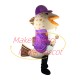 Big Mouth Catfish In Purple Coat Mascot Costume Big Mouth Catfish In Purple Coat Mascot Costume