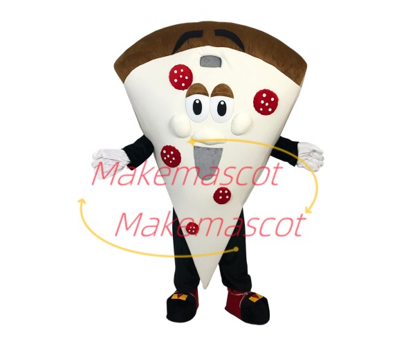 Piece of Fruit Pizza Mascot Costume For Western Restaurant