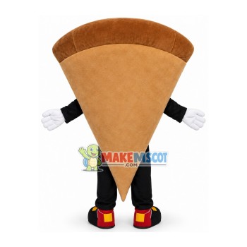 Piece of Fruit Pizza Mascot Costume For Western Restaurant Piece of Fruit Pizza Mascot Costume For Western Restaurant