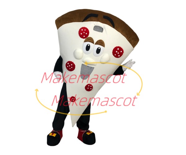 Piece of Fruit Pizza Mascot Costume For Western Restaurant