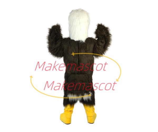 Soaring Long Fur Eagle Mascot Adult Costume Soaring Long Fur Eagle Mascot Adult Costume