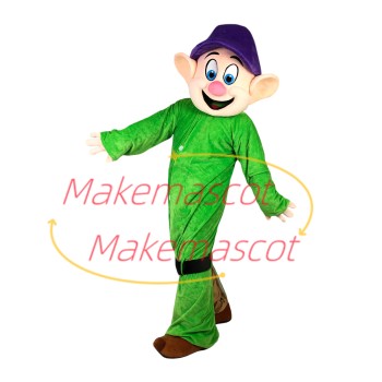 Fashion Cartoon Dwarf With Long Body Mascot Costume Fashion Cartoon Dwarf With Long Body Mascot Costume
