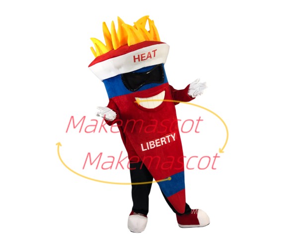 Lit Torch of The University Mascot Costume Lit Torch of The University Mascot Costume