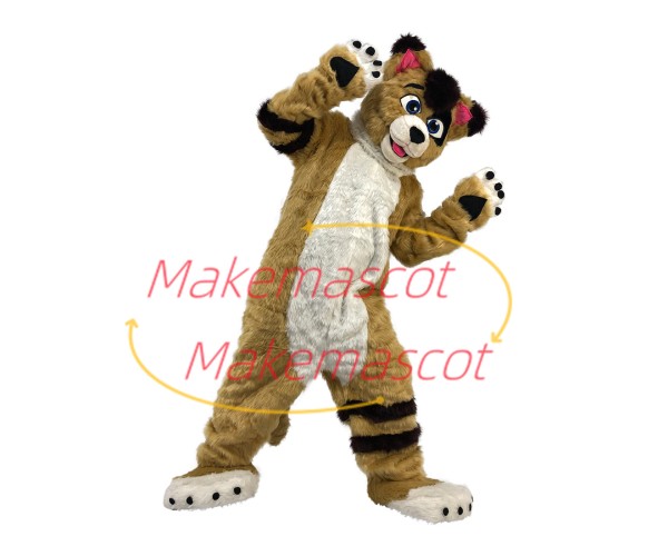 Professional Adult Fancy Tiger Sister Mascot Costume