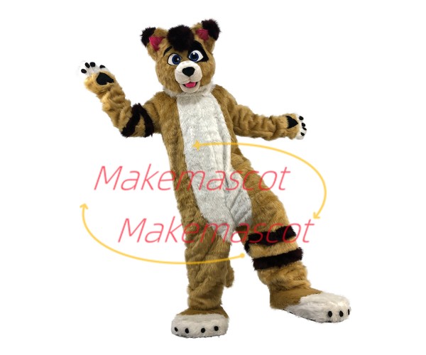 Professional Adult Fancy Tiger Sister Mascot Costume