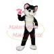 Well-behaved Pet Dog With Pink Paws Mascot Costume