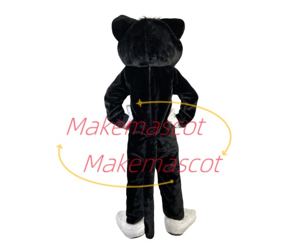 Well-behaved Pet Dog With Pink Paws Mascot Costume
