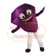 Large Carat Purple Rhomboid Diamond Mascot Costume