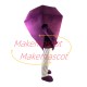 Large Carat Purple Rhomboid Diamond Mascot Costume