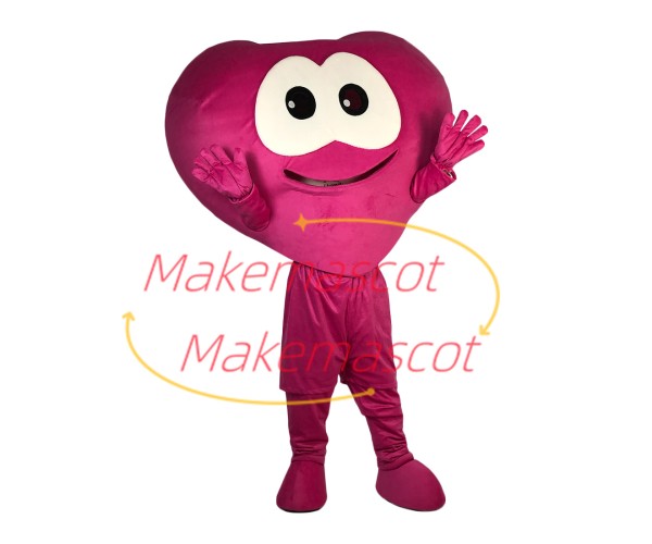 Cute Cartoon Big-eyed Love Heart Mascot Costume