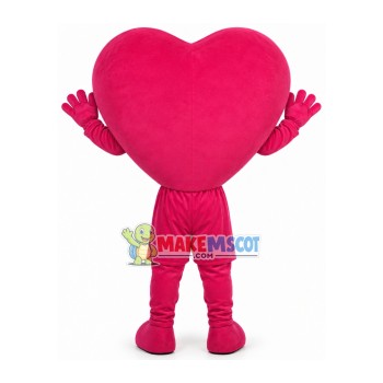 Cute Cartoon Big-eyed Love Heart Mascot Costume