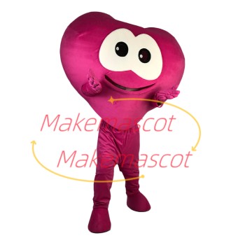Cute Cartoon Big-eyed Love Heart Mascot Costume