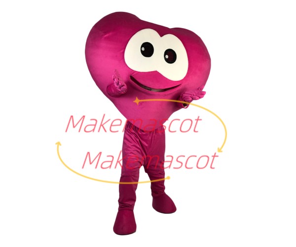Cute Cartoon Big-eyed Love Heart Mascot Costume