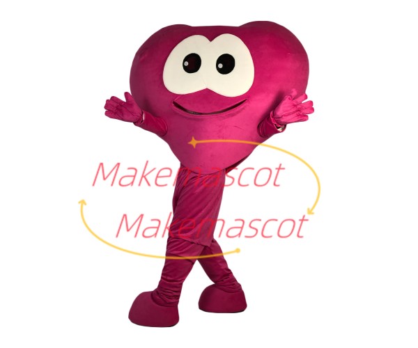 Cute Cartoon Big-eyed Love Heart Mascot Costume