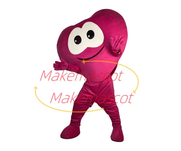Cute Cartoon Big-eyed Love Heart Mascot Costume
