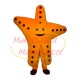 Gorgeous Orange Starfish Cartoon Mascot Costume