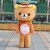 Anxious Rilakkuma Mascot Lightweight Cartoon Costume