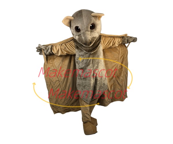 Soft Flying Bat With Night Vision Mascot Costume