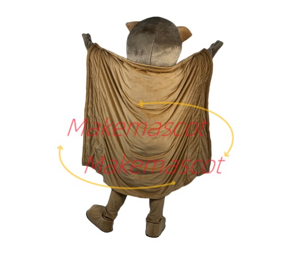 Soft Flying Bat With Night Vision Mascot Costume