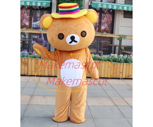 Anxious Rilakkuma Mascot Lightweight Cartoon Costume Anxious Rilakkuma Mascot Lightweight Cartoon Costume