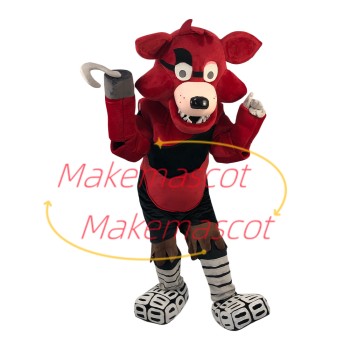 Thrilling Cartoon Foxy The Pirate Fox Mascot Costume