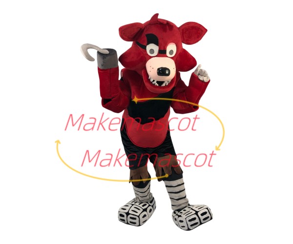 Thrilling Cartoon Foxy The Pirate Fox Mascot Costume