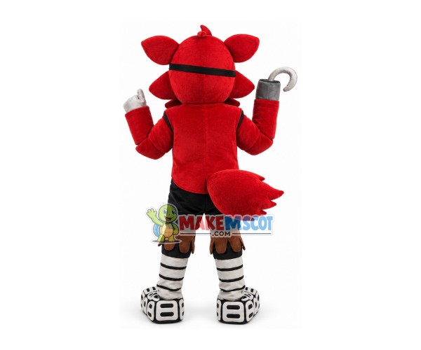 Thrilling Cartoon Foxy The Pirate Fox Mascot Costume Thrilling Cartoon Foxy The Pirate Fox Mascot Costume