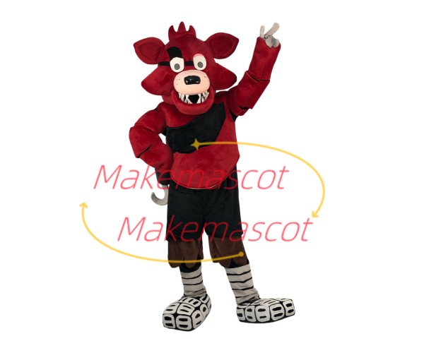 Thrilling Cartoon Foxy The Pirate Fox Mascot Costume