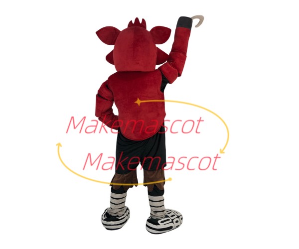 Thrilling Cartoon Foxy The Pirate Fox Mascot Costume