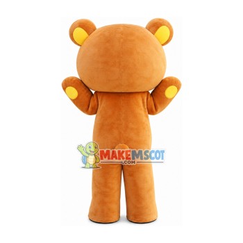Thrilled Rilakkuma Cartoon Mascot Costume for Adult Thrilled Rilakkuma Cartoon Mascot Costume for Adult