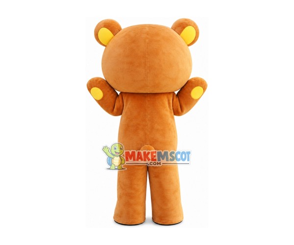Thrilled Rilakkuma Cartoon Mascot Costume for Adult Thrilled Rilakkuma Cartoon Mascot Costume for Adult