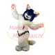 Adult Fancy Long Wool White Tiger Mascot Costume