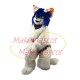 Adult Fancy Long Wool White Tiger Mascot Costume