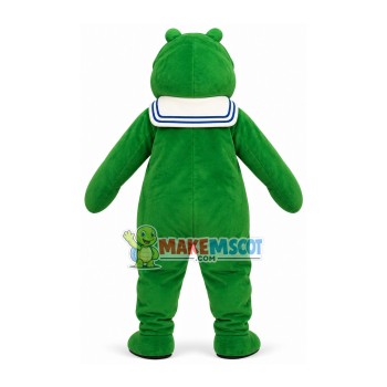 Croaking The Big Mouth Frog Mascot Soft Costume