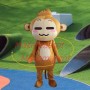 Fashion Cartoon Yoyo Monkey Mascot Costume