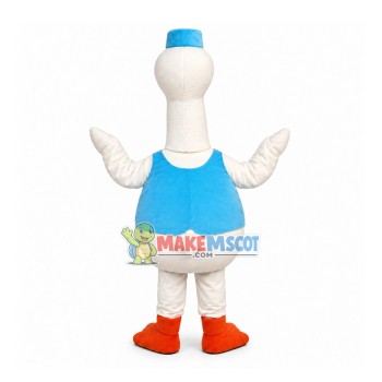 The Dignified Service White Goose Mascot Costume The Dignified Service White Goose Mascot Costume