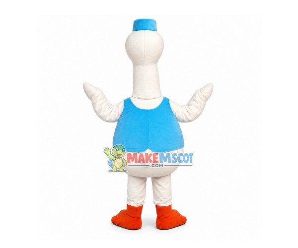 The Dignified Service White Goose Mascot Costume The Dignified Service White Goose Mascot Costume