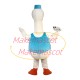 The Dignified Service White Goose Mascot Costume