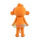 Cartoon CICI Monkey With Pink Flower Mascot Costume Cartoon CICI Monkey With Pink Flower Mascot Costume