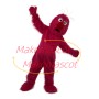 Cartoon Red Furry Monster Mascot Costume for Outdoor Event