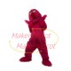 Cartoon Red Furry Monster Mascot Costume for Outdoor Event