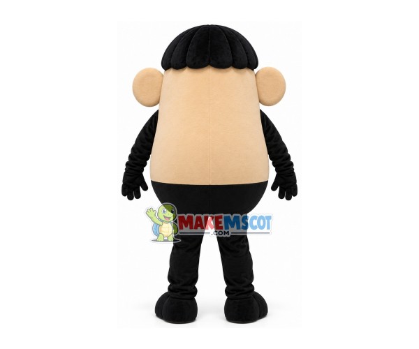 Mrs Potato Head With Purple Lips Mascot Cartoon Costume
