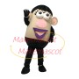 Mrs Potato Head With Purple Lips Mascot Cartoon Costume