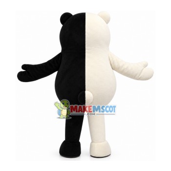 Villainous Robot Monokuma Mascot Cartoon Costume