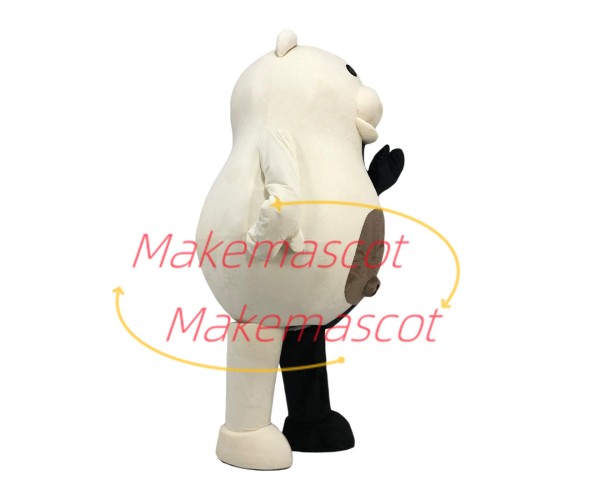 Villainous Robot Monokuma Mascot Cartoon Costume