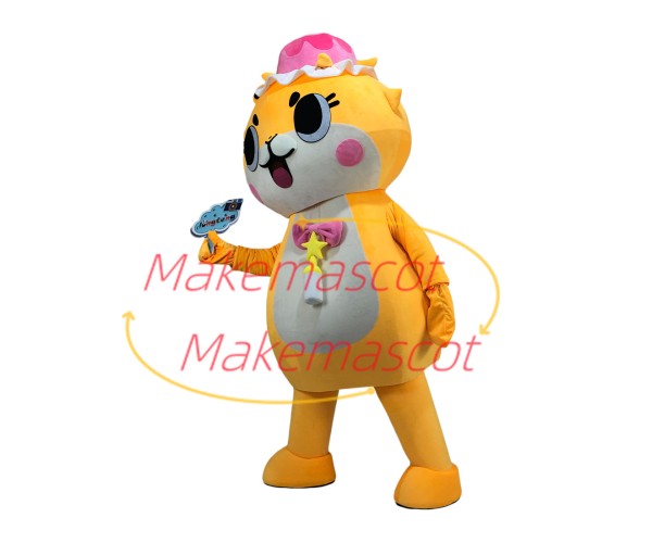 Cute Baby Tiger Carrying Feeding Bottle Mascot Costume