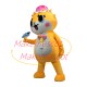 Cute Baby Tiger Carrying Feeding Bottle Mascot Costume